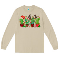 Mushroom christmas cactus Long Sleeve Tee - MaliasSmallBusiness