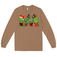 Toasted Coconut christmas cactus Long Sleeve Tee - MaliasSmallBusiness