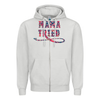 Dove Grey Mama Tried Zipper Hoodie - Bettercallsaul