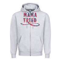 Heather Grey Mama Tried Zipper Hoodie - Bettercallsaul