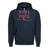 Navy Mama Tried Zipper Hoodie - Bettercallsaul