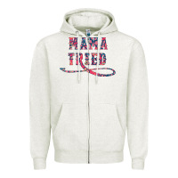 Oatmeal Heather Mama Tried Zipper Hoodie - Bettercallsaul