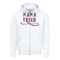 White Mama Tried Zipper Hoodie - Bettercallsaul