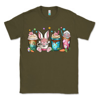 Army Green easter coffee cups Classic Tee - MaliasSmallBusiness