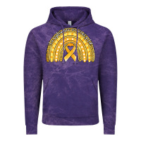 Childhood Cancer Awareness Rainbow (1) Vintage Hoodie | Teevron