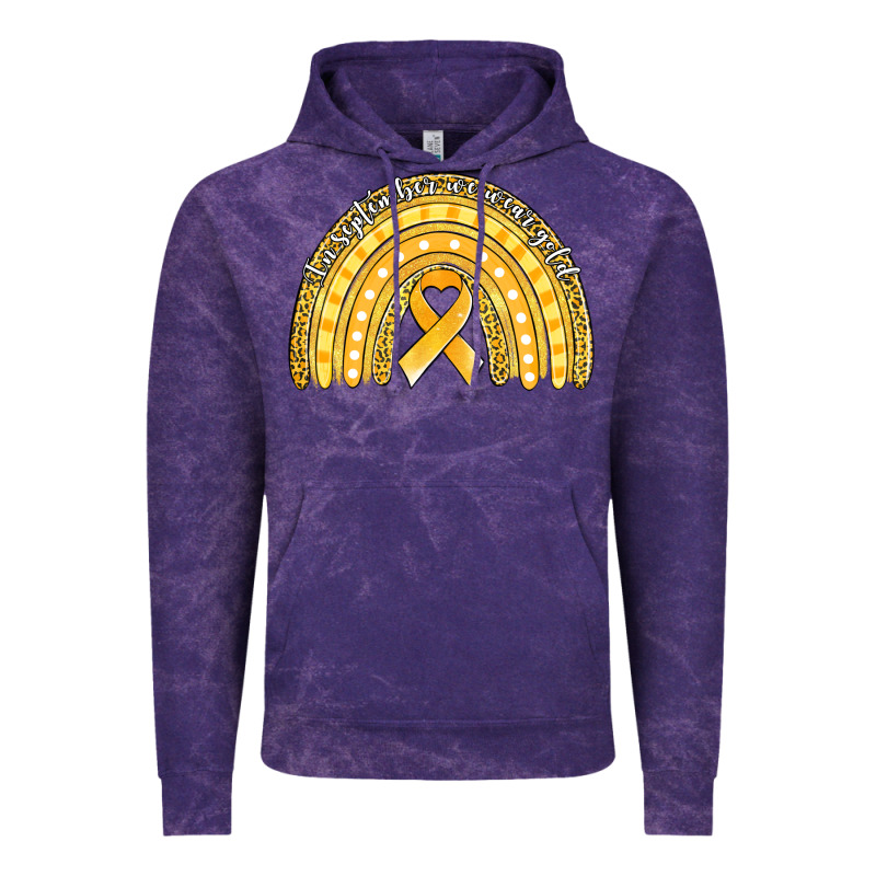 Childhood Cancer Awareness Rainbow (1) Vintage Hoodie by Jasminsmagicworld | Teevron