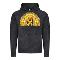 Vintage Black childhood cancer awareness rainbow (1) Vintage Hoodie - Jasminsmagicworld