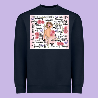 Self Care Heavyweight Sweatshirt Designed By Maliassmallbusiness
