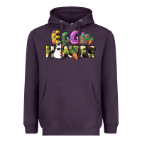 Plum Egg hunter Easter Day Heavyweight Hoodie - HowdyJamesFarm
