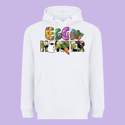 Egg Hunter Easter Day Heavyweight Hoodie Designed By Howdyjamesfarm