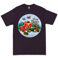 Plum merry christmas small town christmas ornament Premium Tee - BundleAndBundleShop