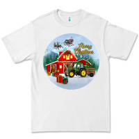 White merry christmas small town christmas ornament Premium Tee - BundleAndBundleShop