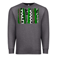Charcoal Heather Soccer brushstroke Premium Sweatshirt - HowdyJamesFarm