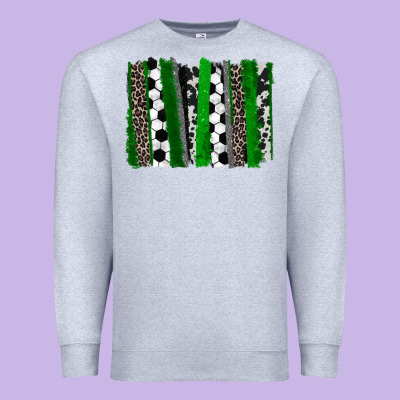 Soccer Brushstroke Premium Sweatshirt Designed By Howdyjamesfarm