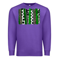 Purple Soccer brushstroke Premium Sweatshirt - HowdyJamesFarm