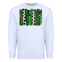White Soccer brushstroke Premium Sweatshirt - HowdyJamesFarm