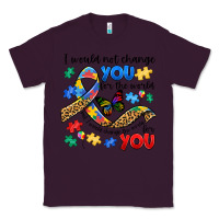 Plum i would not change you autism Classic Tee - JahusDesignShop