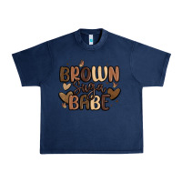 Navy brown sugar babe Urban Heavy Tee - MaliasSmallBusiness
