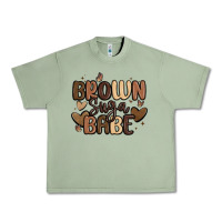 Oil Green brown sugar babe Urban Heavy Tee - MaliasSmallBusiness