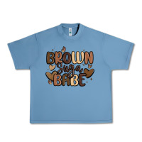Pebble Blue brown sugar babe Urban Heavy Tee - MaliasSmallBusiness