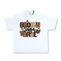 White brown sugar babe Urban Heavy Tee - MaliasSmallBusiness