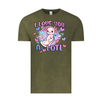 Vintage Olive love you a lotl Vintage Tee - MaliasSmallBusiness
