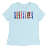 Baby Blue american mama libbey glass Ladies Tee - HRA Design Shop