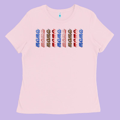 American Mama Libbey Glass Ladies Tee Designed By Hra Design Shop