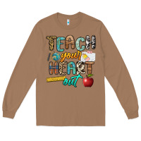 Toasted Coconut teach your heart out Long Sleeve Tee - NancyCooperArtShop