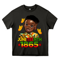 Asphalt juneteenth 1865 black boy Heavy Core Tee - HRA Design Shop