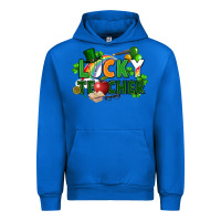 Cobalt lucky teacher St. Patricks Day Urban Hoodie - FaDigitalArtStudio