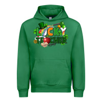 Emerald lucky teacher St. Patricks Day Urban Hoodie - FaDigitalArtStudio