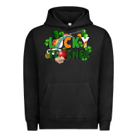 Pigment Black lucky teacher St. Patricks Day Urban Hoodie - FaDigitalArtStudio