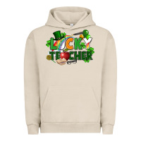 Pigment French Oak lucky teacher St. Patricks Day Urban Hoodie - FaDigitalArtStudio