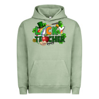 Pigment Oil Green lucky teacher St. Patricks Day Urban Hoodie - FaDigitalArtStudio