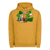 Pigment Peanut Butter lucky teacher St. Patricks Day Urban Hoodie - FaDigitalArtStudio