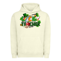 Pigment Pistachio lucky teacher St. Patricks Day Urban Hoodie - FaDigitalArtStudio