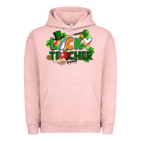 Pigment Salmon lucky teacher St. Patricks Day Urban Hoodie - FaDigitalArtStudio