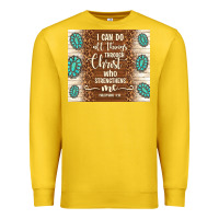 Lemon i can do all things through christ who strengthens Premium Sweatshirt - TumblerDesignByShophia