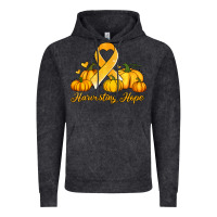 Childhood Cancer Awareness Month Harvesting Hope Vintage Hoodie | Teevron