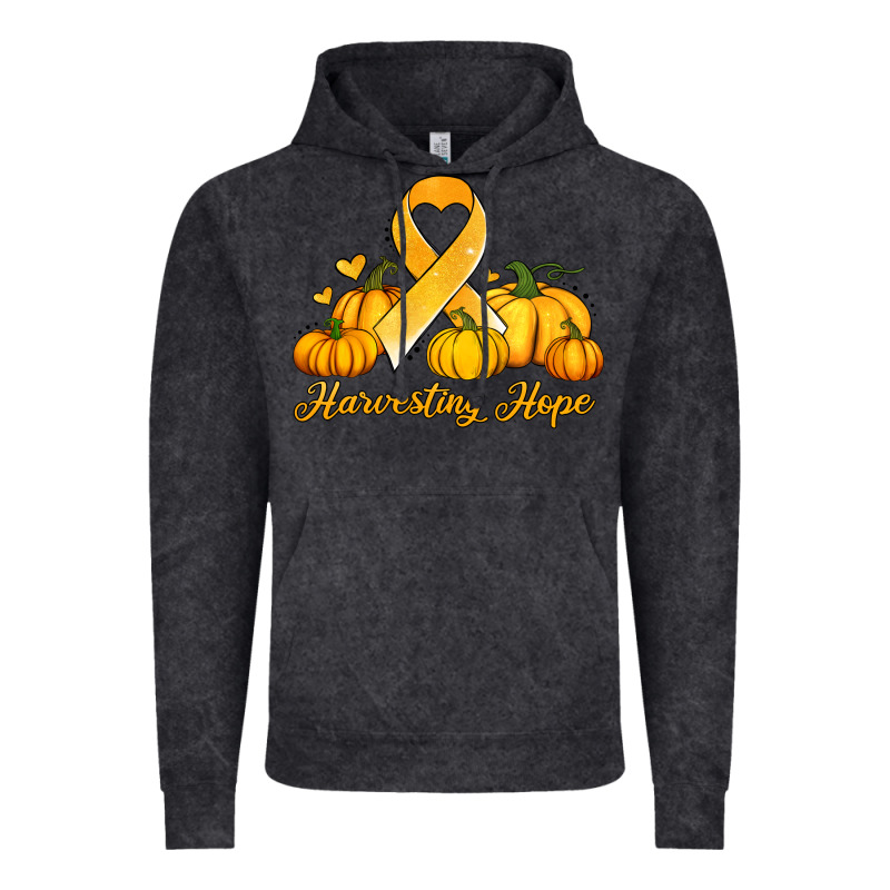 Childhood Cancer Awareness Month Harvesting Hope Vintage Hoodie by Jasminsmagicworld | Teevron