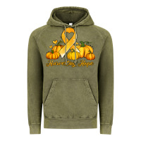 Vintage Olive childhood cancer awareness month harvesting hope Vintage Hoodie - Jasminsmagicworld