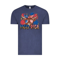 Vintage Denim moo rica Vintage Tee - MaliasSmallBusiness