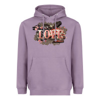 Lavender Love America 4th of july Heavyweight Hoodie - HowdyJamesFarm