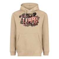 Mushroom Love America 4th of july Heavyweight Hoodie - HowdyJamesFarm