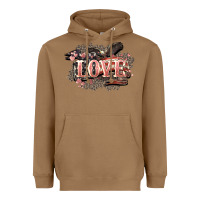 Toasted Coconut Love America 4th of july Heavyweight Hoodie - HowdyJamesFarm