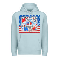 Blue Mist American memorial day rn registered nurse Premium Hoodie - TumblerDesignByShophia
