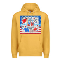 Mustard American memorial day rn registered nurse Premium Hoodie - TumblerDesignByShophia