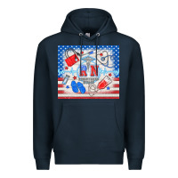 Navy American memorial day rn registered nurse Premium Hoodie - TumblerDesignByShophia