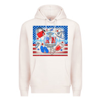Pale Pink American memorial day rn registered nurse Premium Hoodie - TumblerDesignByShophia